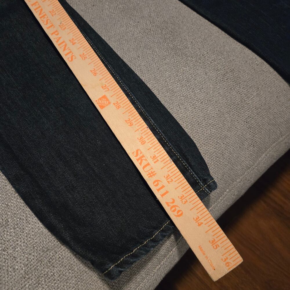Levi's 501 Original Fit Jeans in a dark wash, specifically sized at W29 L34. - Picture 7 of 8